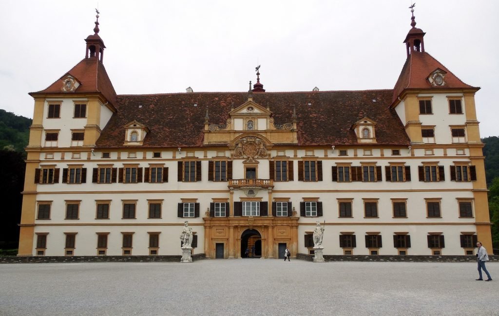 O Schloss Eggenberg em Graz Austria 